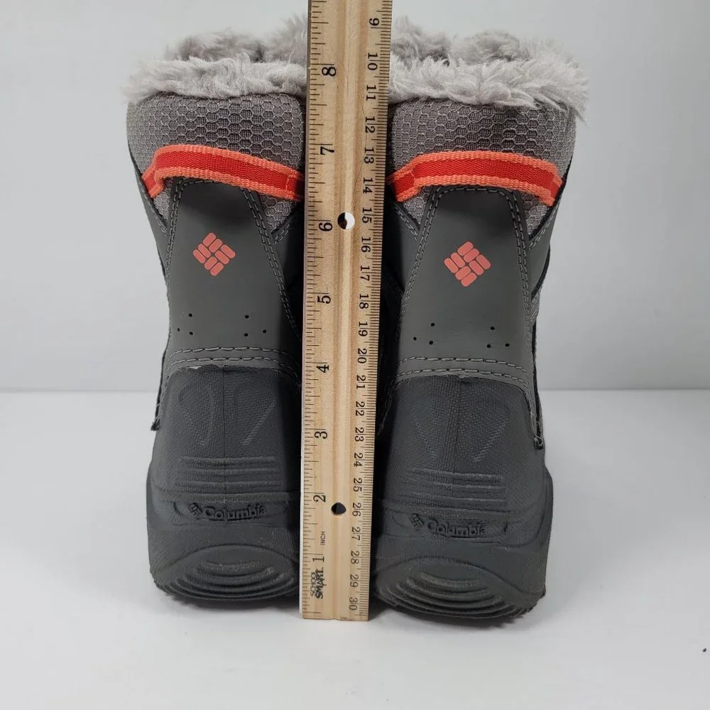 Columbia Arctic Trip Omni Girl's Waterproof Gray Snow Boots BY1333-060 US Size 5